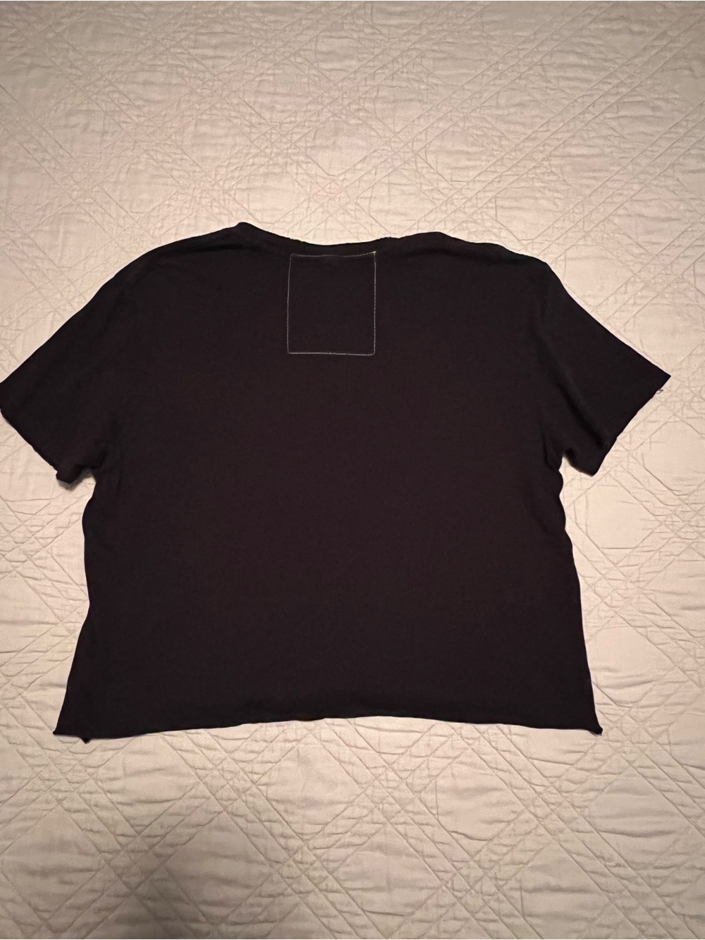 Aviator Nation Surfer Splash Crop Tee Black Medium Made in USA - Picture 4 of 6